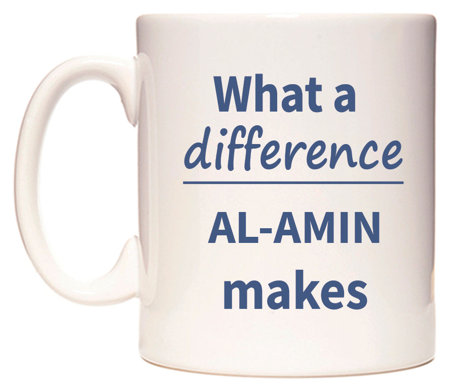 What a difference AL-AMIN makes Mug