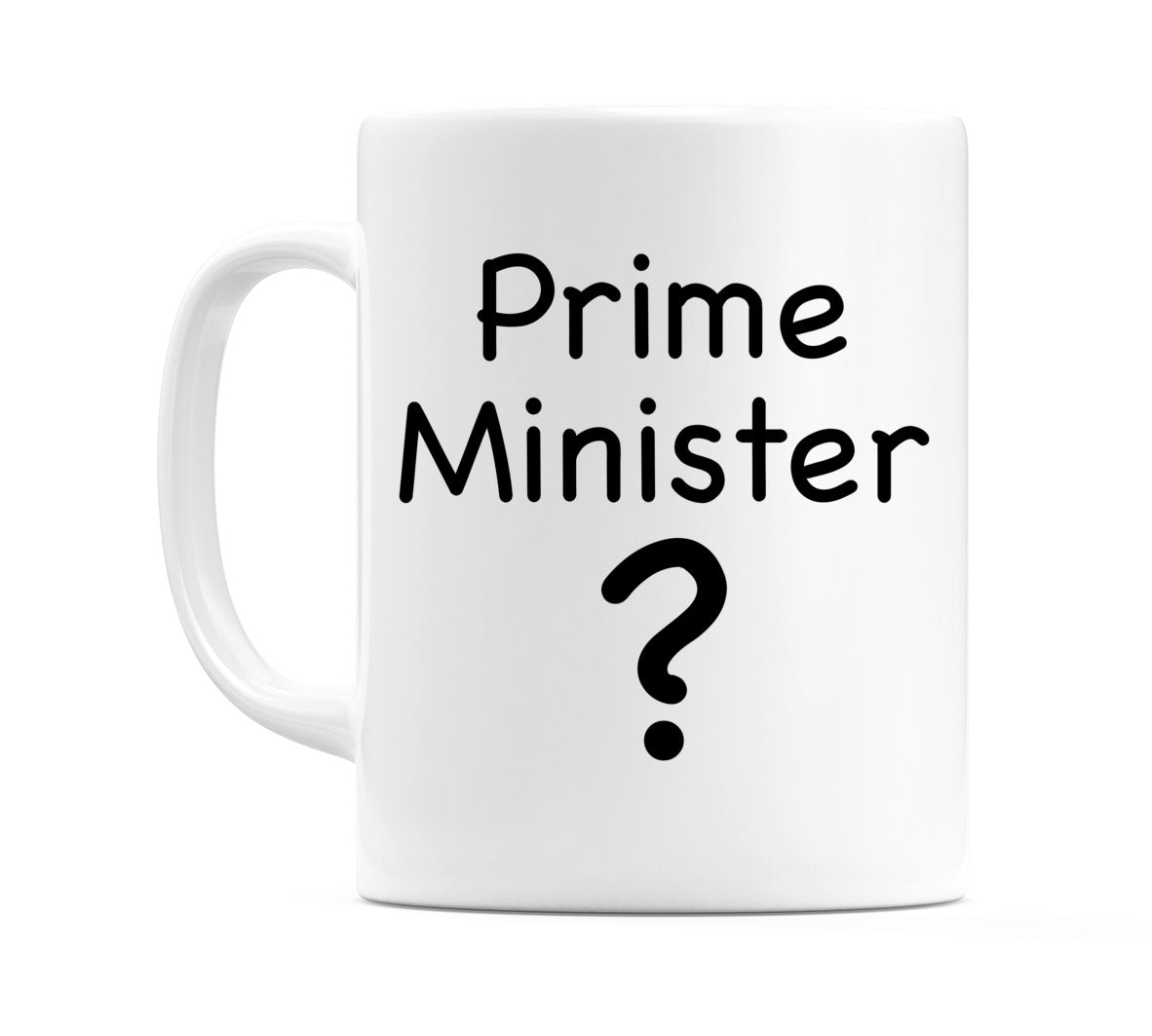 Prime Minister Question Mark Mug