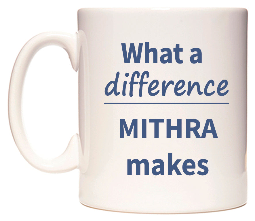 What a difference MITHRA makes Mug