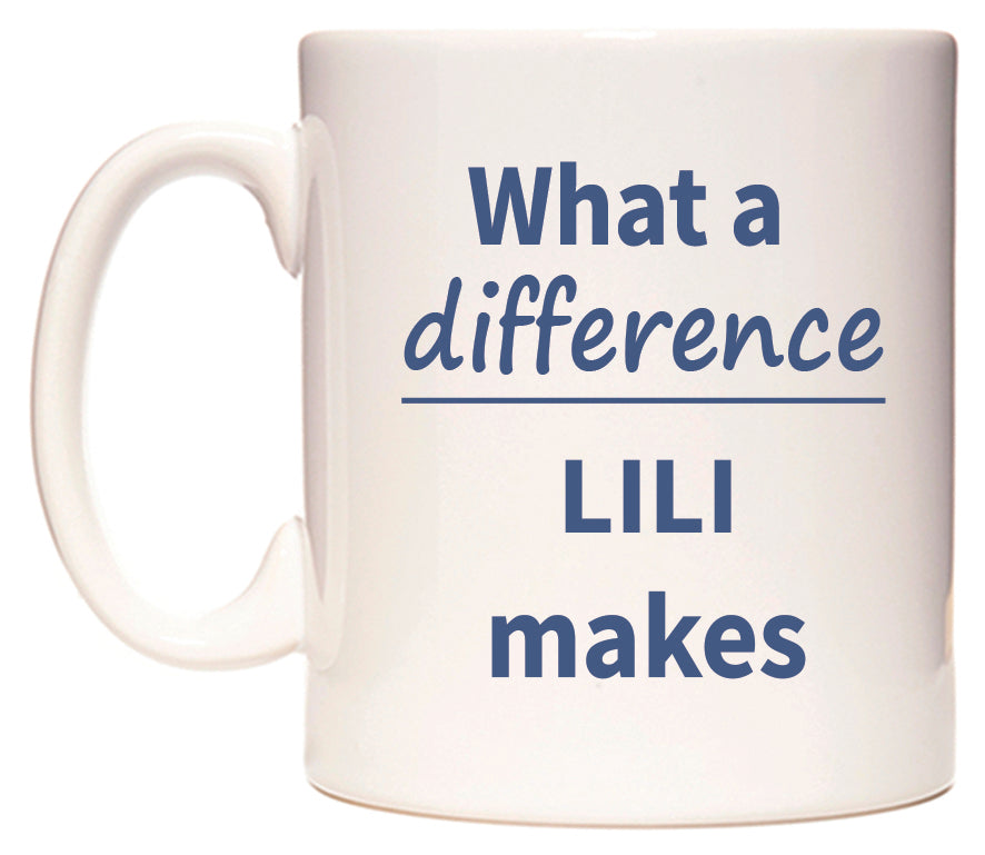 What a difference LILI makes Mug