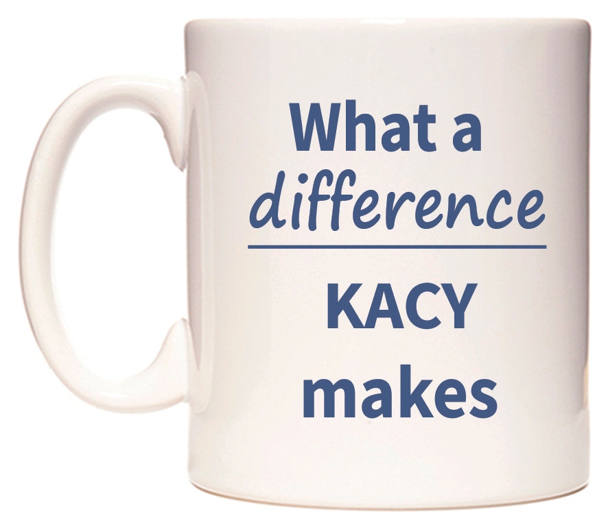 What a difference KACY makes Mug
