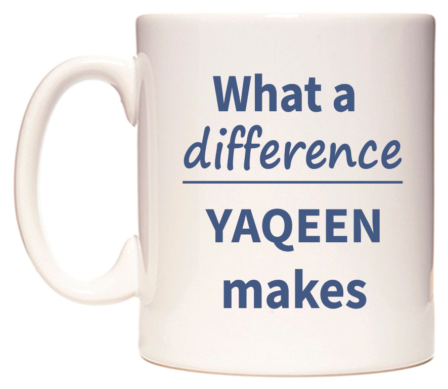 What a difference YAQEEN makes Mug