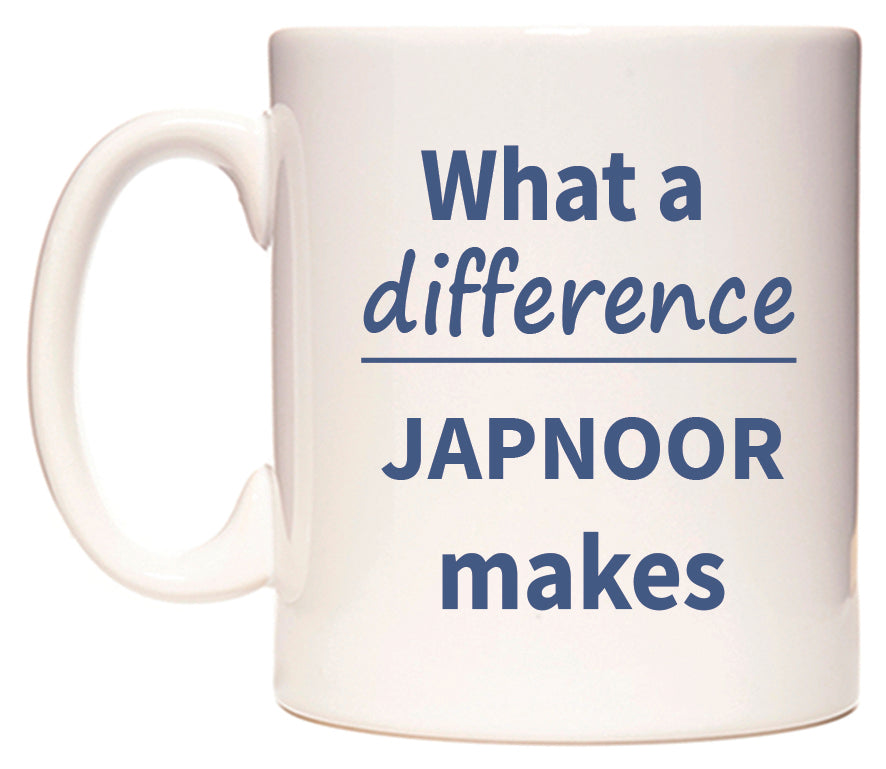 What a difference JAPNOOR makes Mug