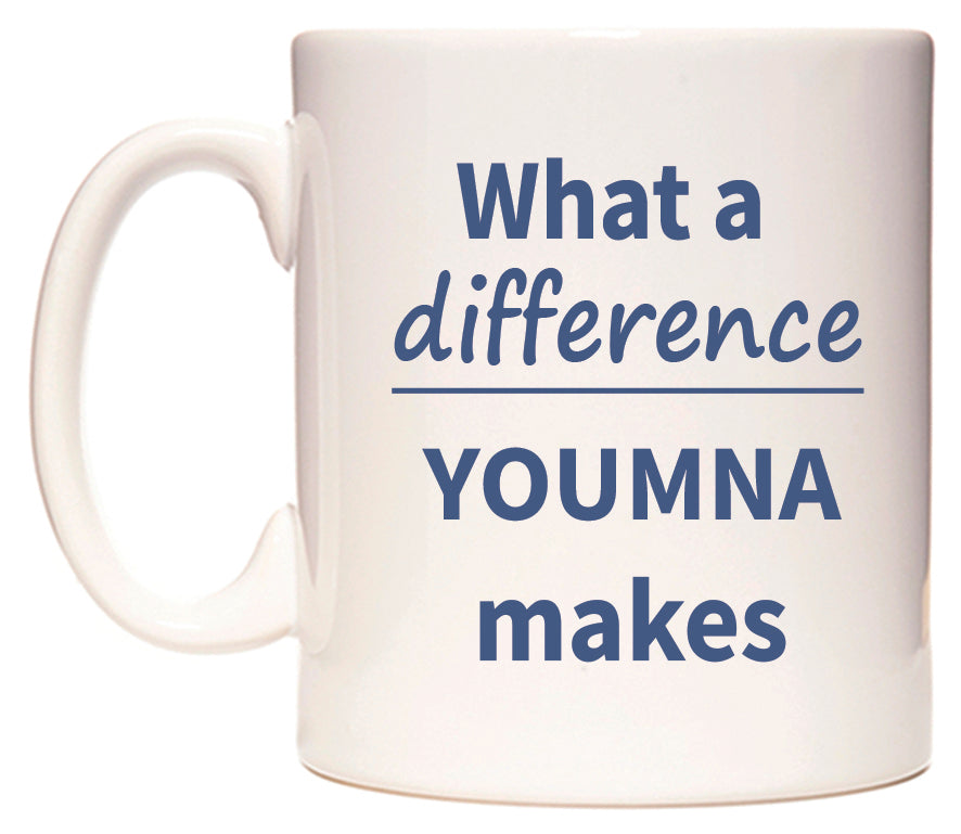 What a difference YOUMNA makes Mug