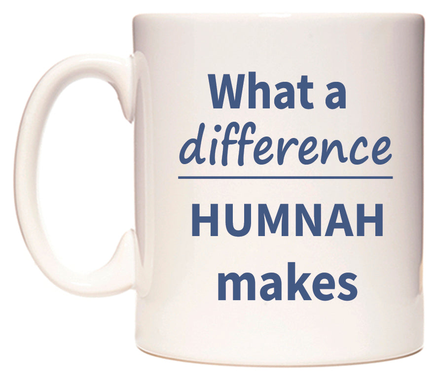 What a difference HUMNAH makes Mug