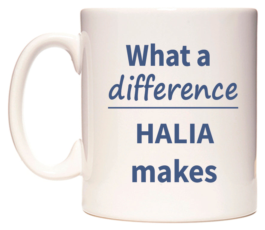What a difference HALIA makes Mug