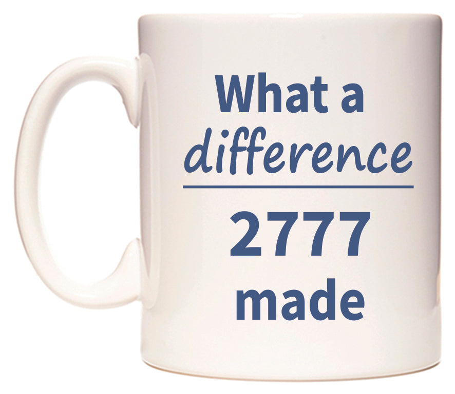 What a difference 2777 made Mug