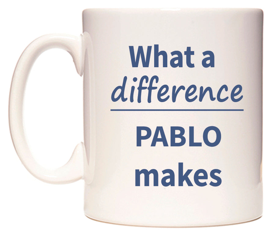 What a difference PABLO makes Mug