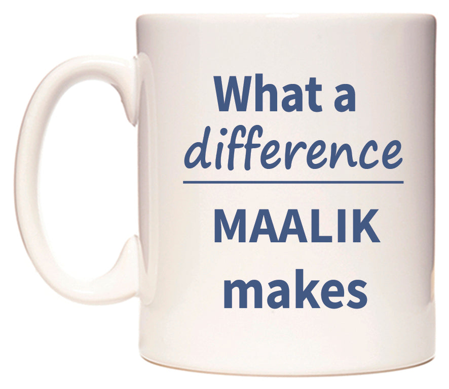 What a difference MAALIK makes Mug