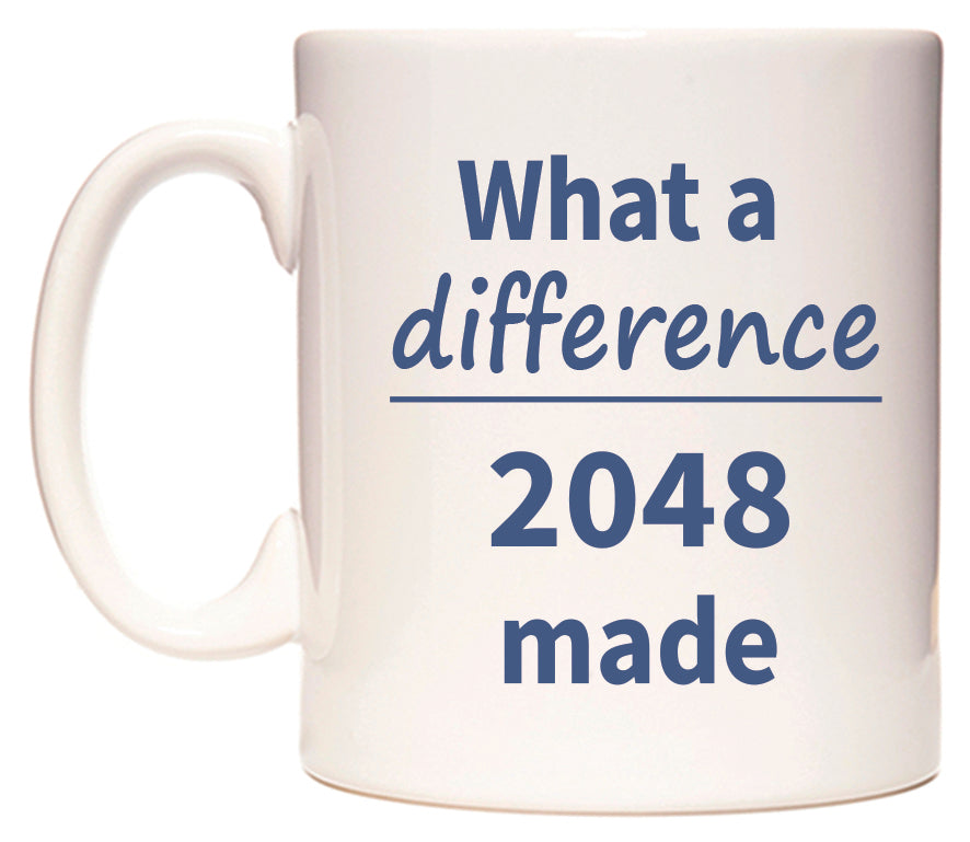 What a difference 2048 made Mug