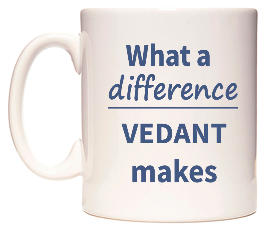 What a difference VEDANT makes Mug