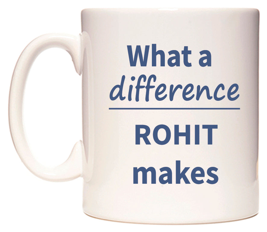 What a difference ROHIT makes Mug