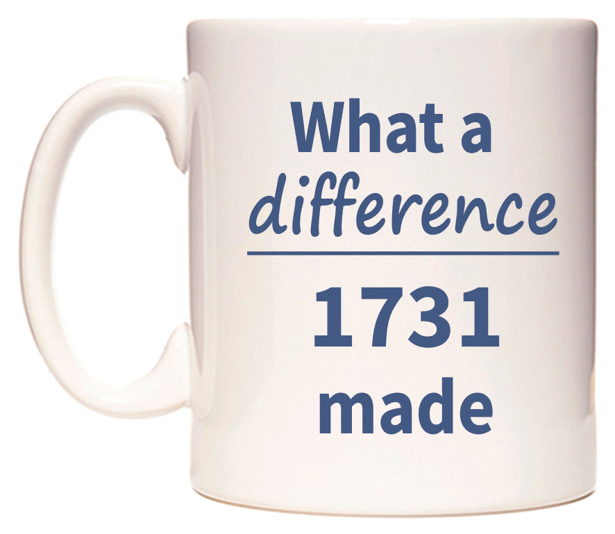 What a difference 1731 made Mug