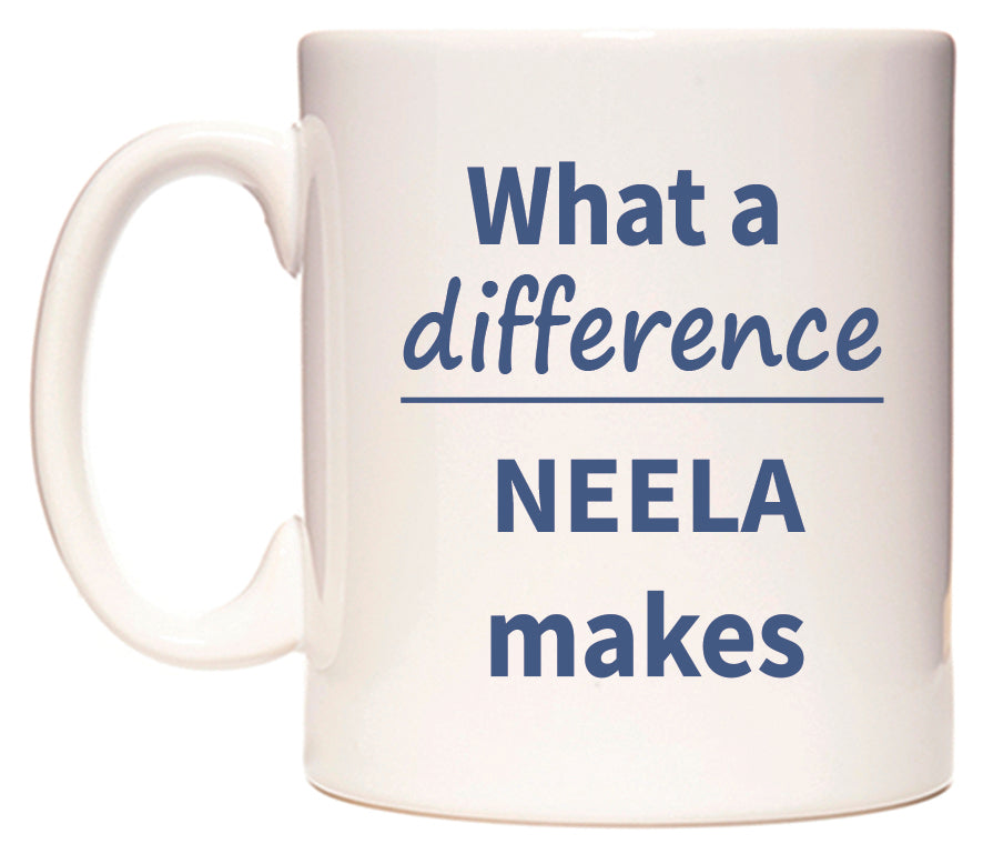 What a difference NEELA makes Mug