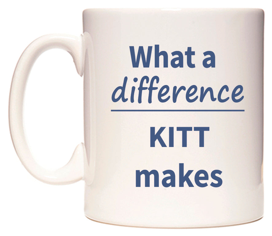 What a difference KITT makes Mug