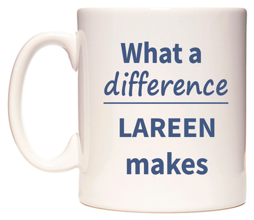What a difference LAREEN makes Mug