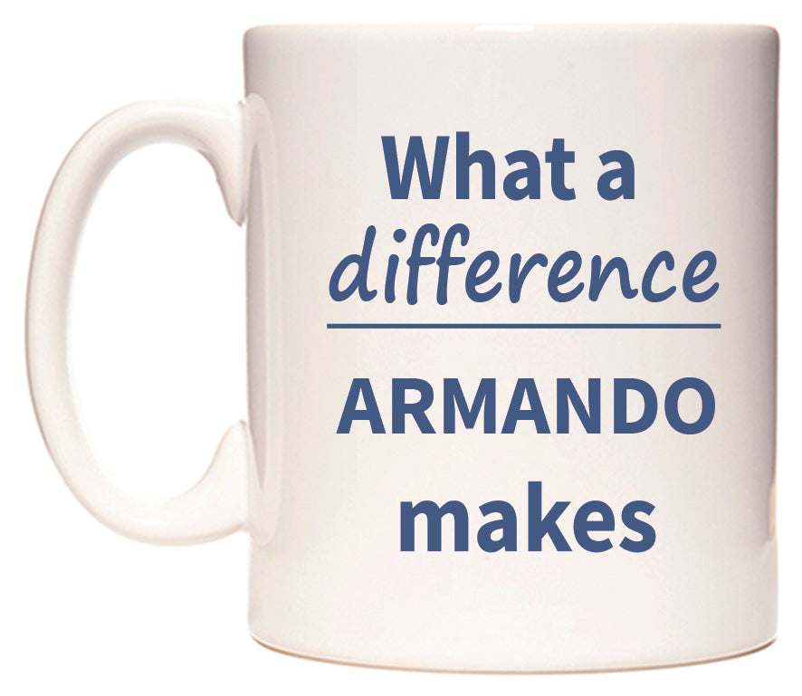 What a difference ARMANDO makes Mug