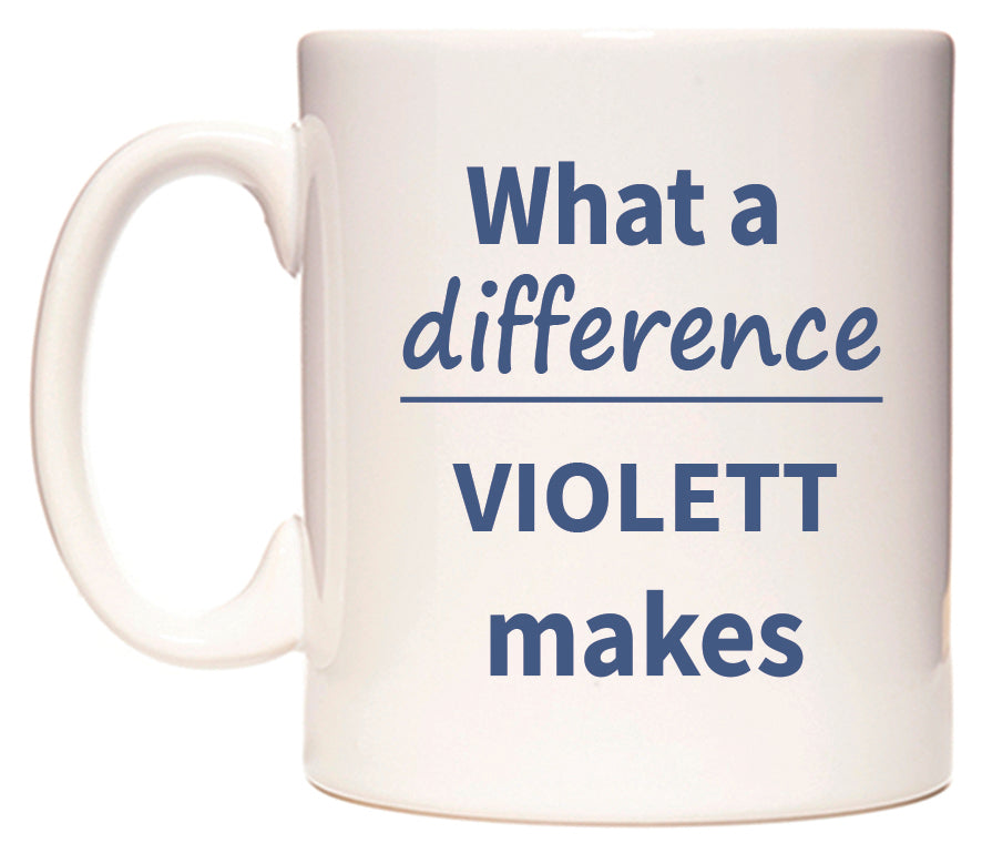 What a difference VIOLETT makes Mug