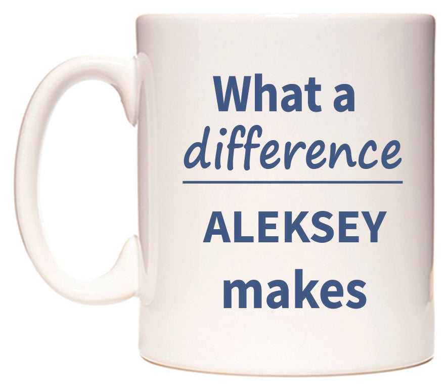 What a difference ALEKSEY makes Mug
