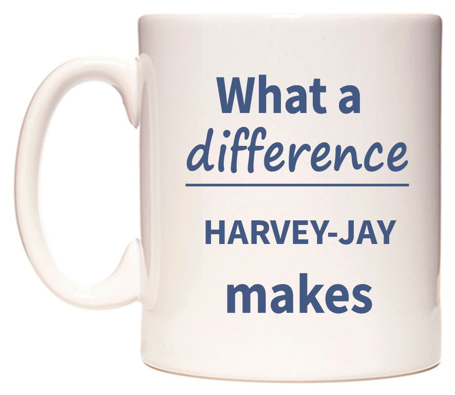 What a difference HARVEY-JAY makes Mug
