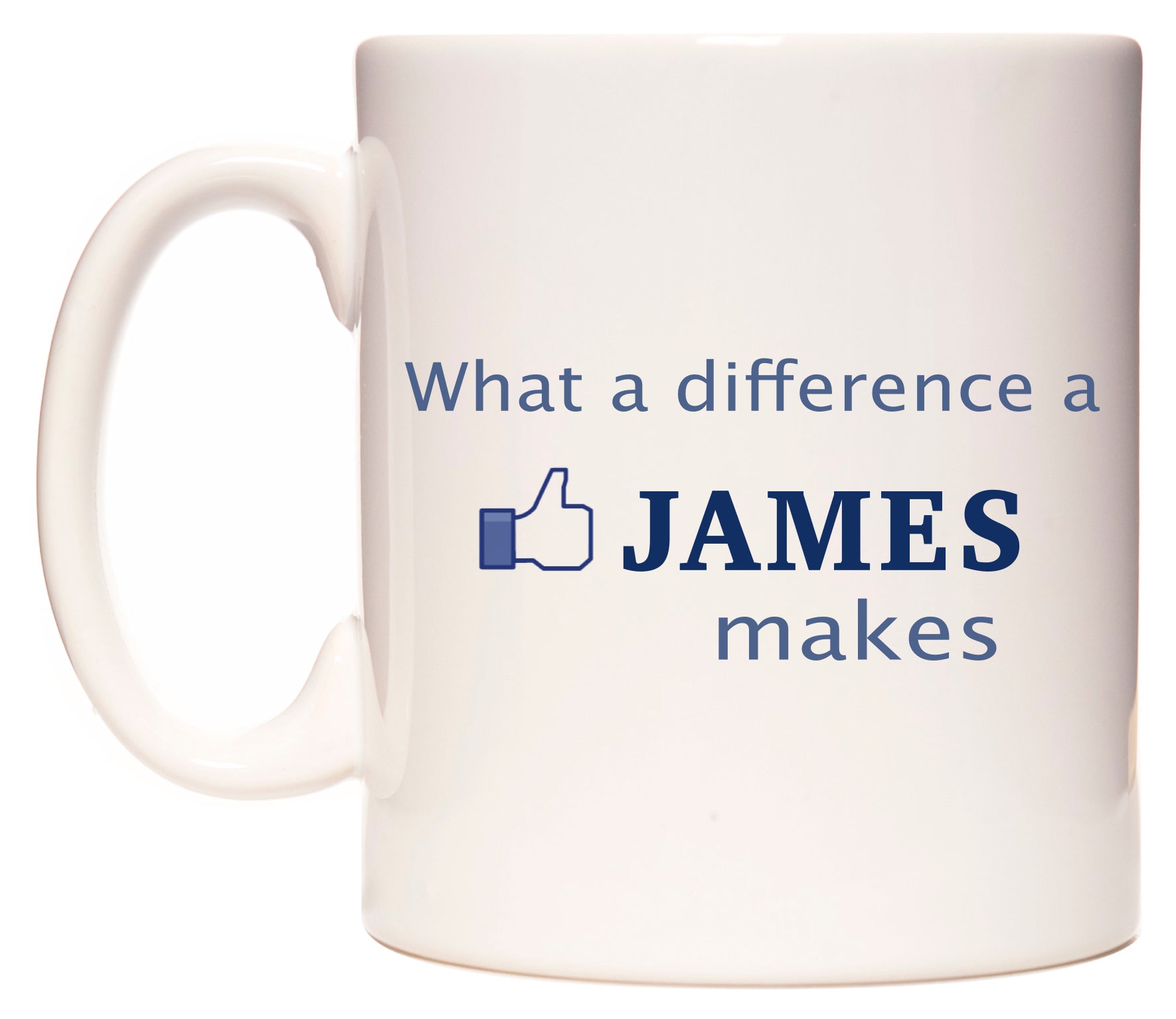 What A Difference A James Makes Mug