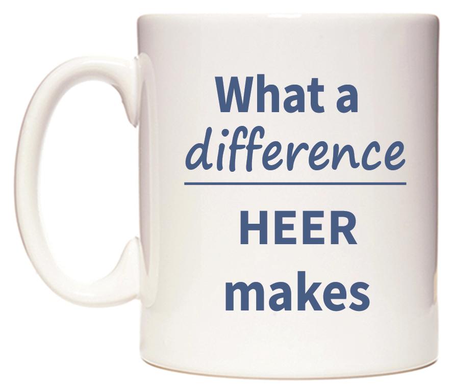 What a difference HEER makes Mug