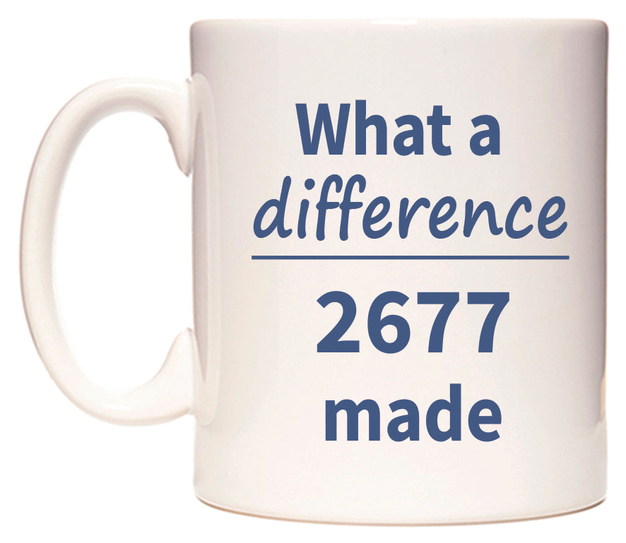 What a difference 2677 made Mug