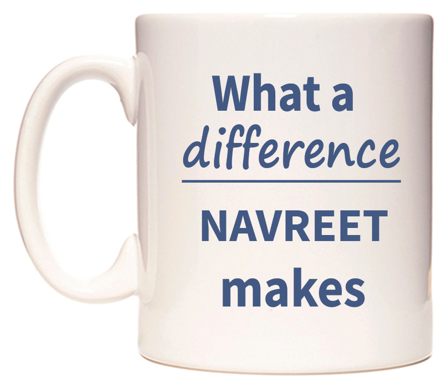 What a difference NAVREET makes Mug