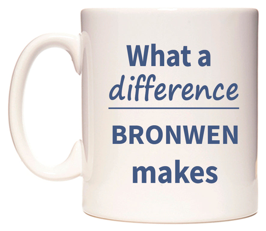What a difference BRONWEN makes Mug