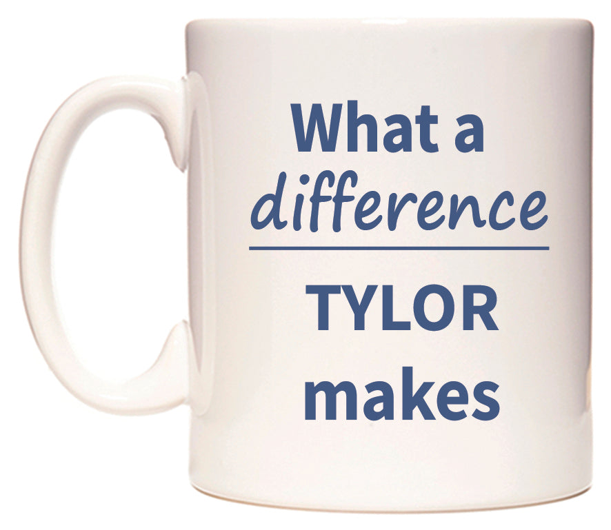 What a difference TYLOR makes Mug