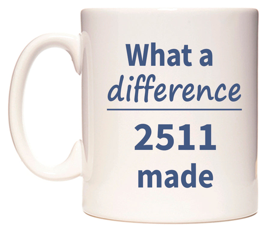 What a difference 2511 made Mug