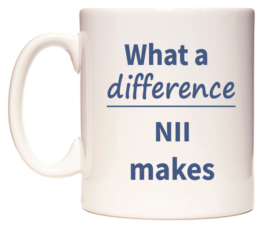 What a difference NII makes Mug