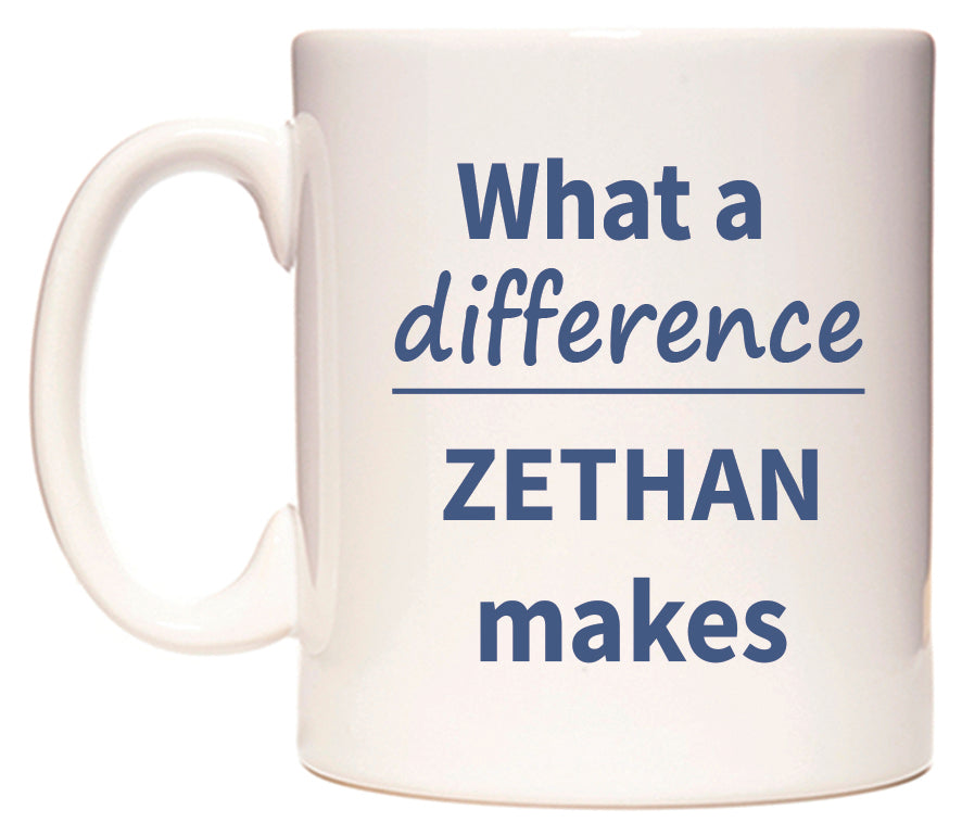 What a difference ZETHAN makes Mug