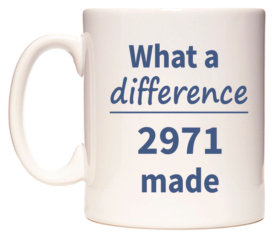 What a difference 2971 made Mug