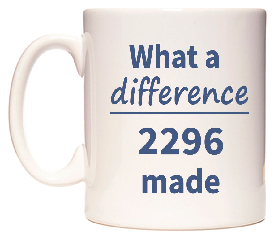 What a difference 2296 made Mug