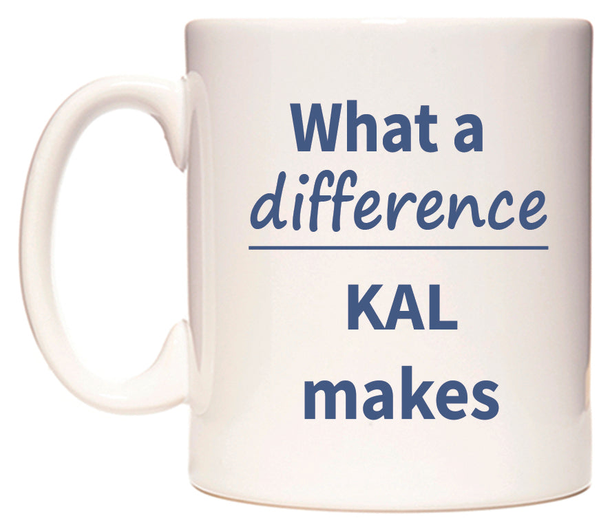 What a difference KAL makes Mug