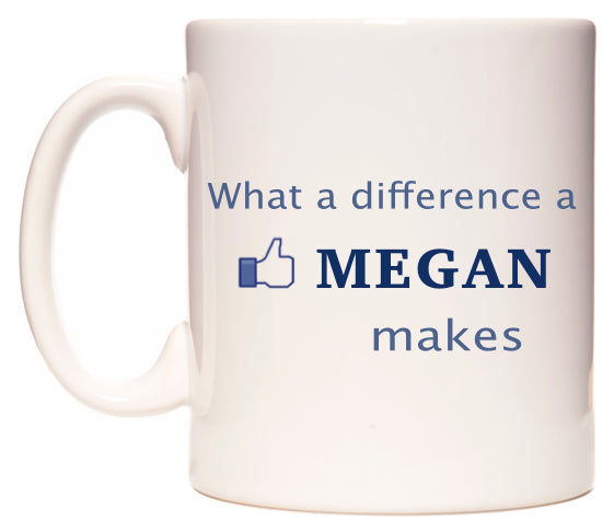 What A Difference A Megan Makes Mug