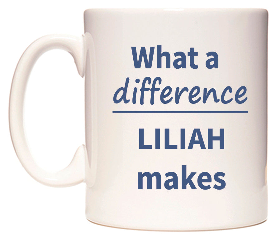 What a difference LILIAH makes Mug