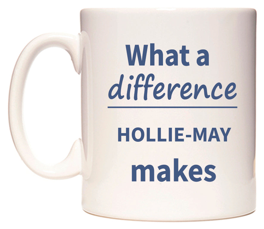 What a difference HOLLIE-MAY makes Mug