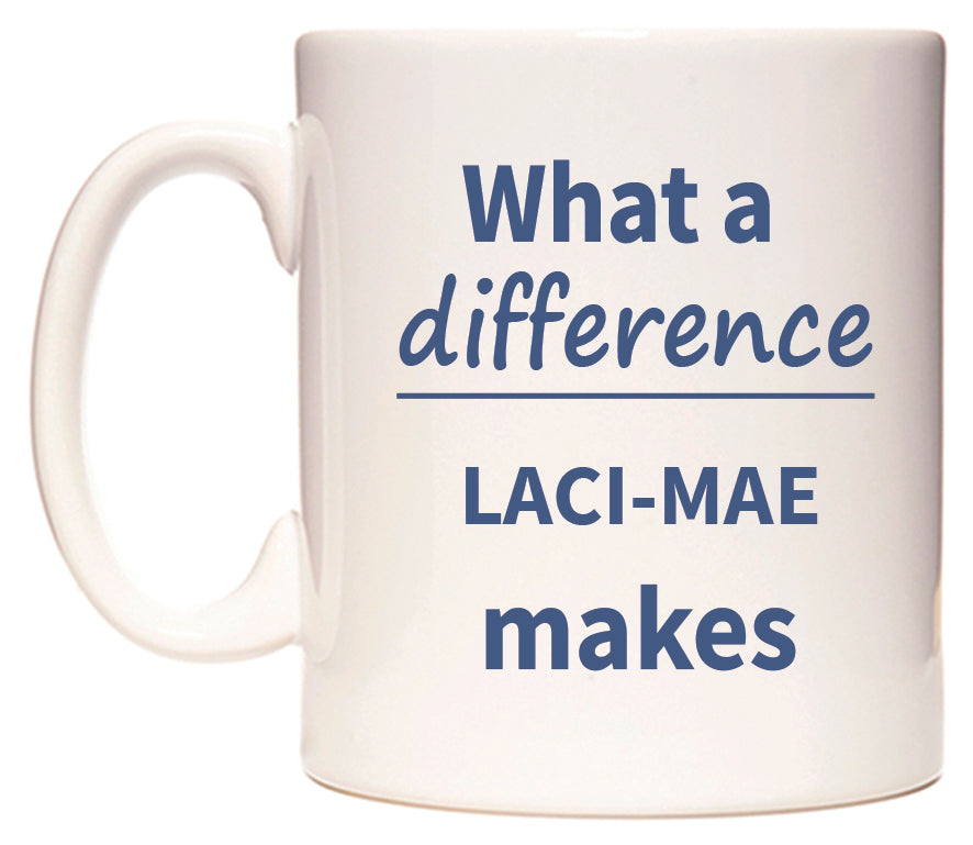 What a difference LACI-MAE makes Mug