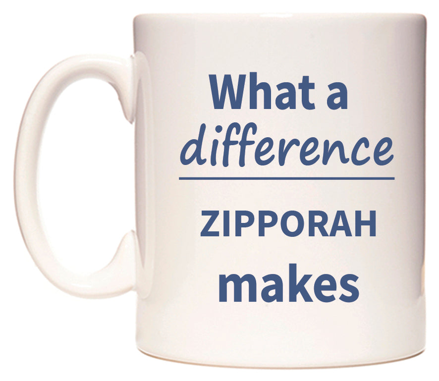 What a difference ZIPPORAH makes Mug