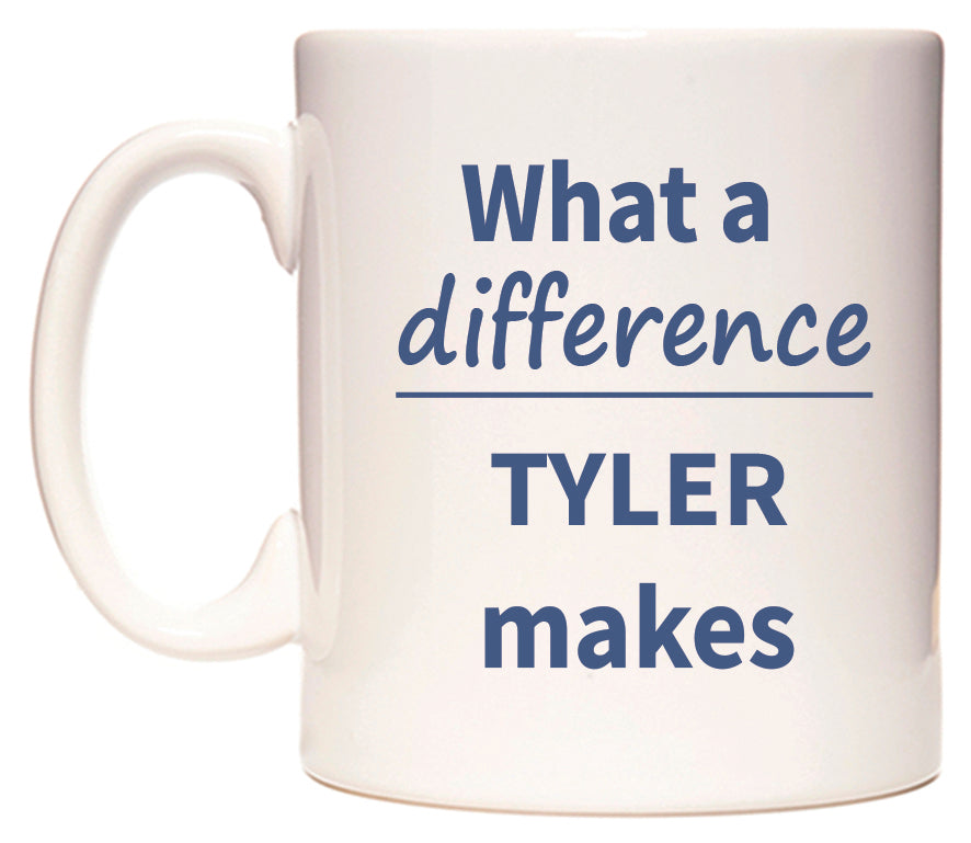 What a difference TYLER makes Mug
