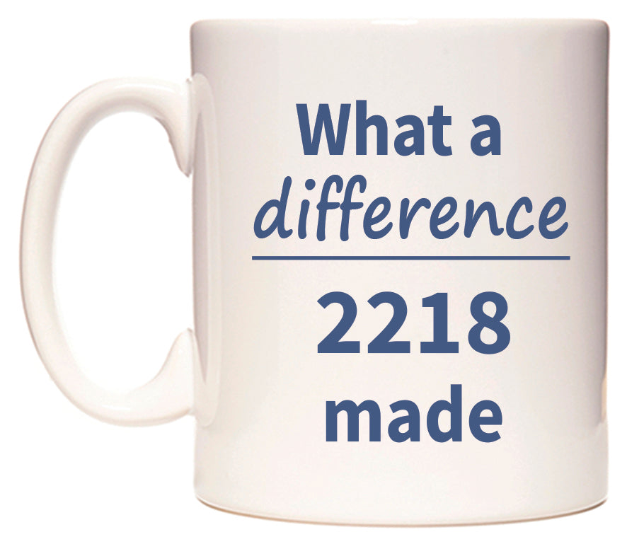 What a difference 2218 made Mug