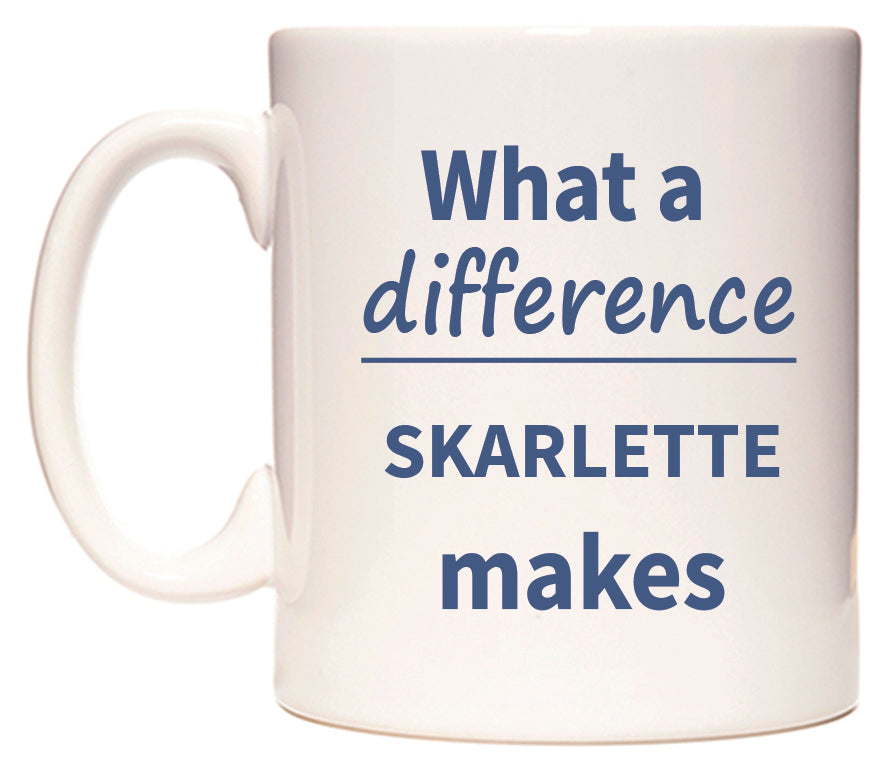 What a difference SKARLETTE makes Mug