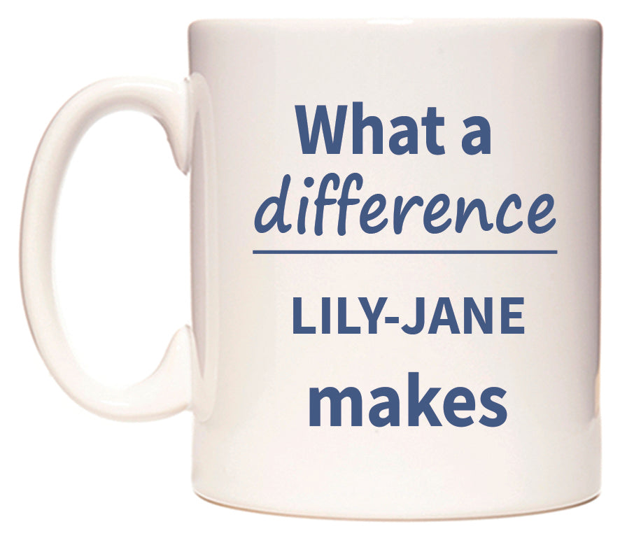 What a difference LILY-JANE makes Mug