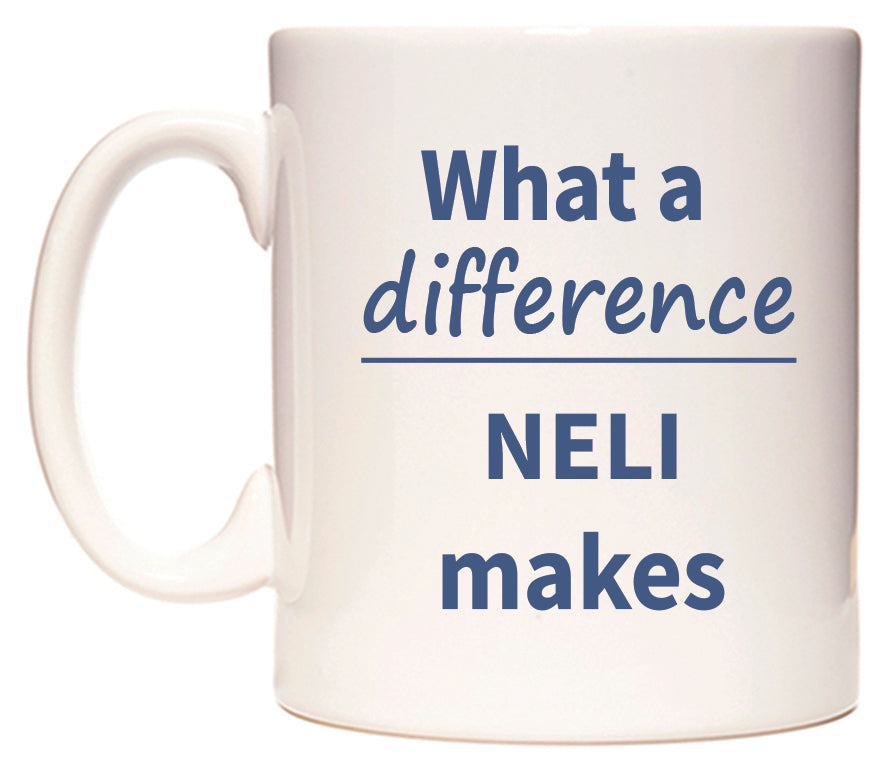 What a difference NELI makes Mug