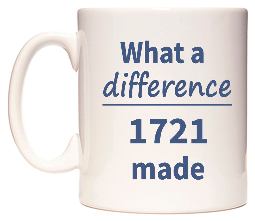 What a difference 1721 made Mug
