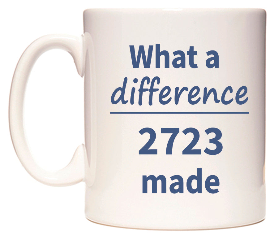 What a difference 2723 made Mug