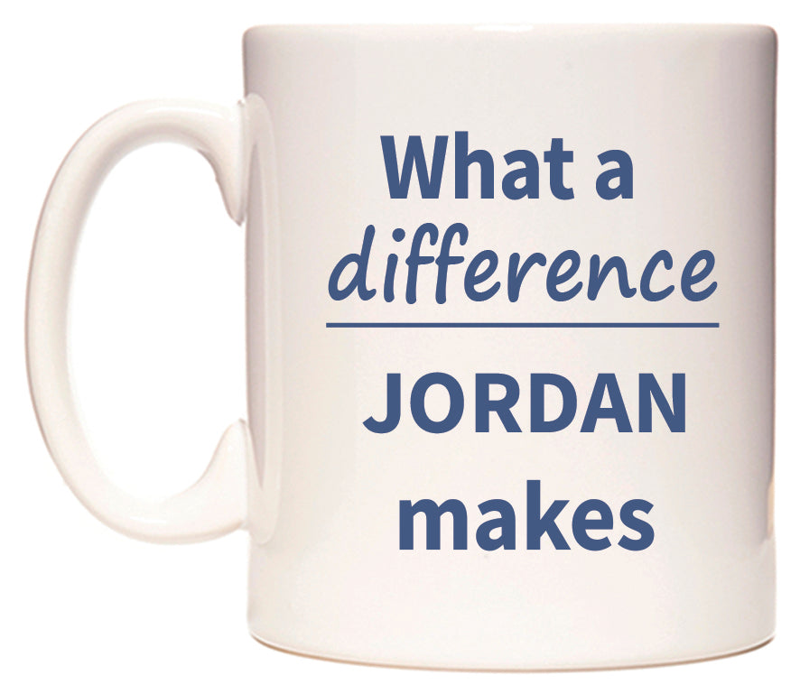 What a difference JORDAN makes Mug