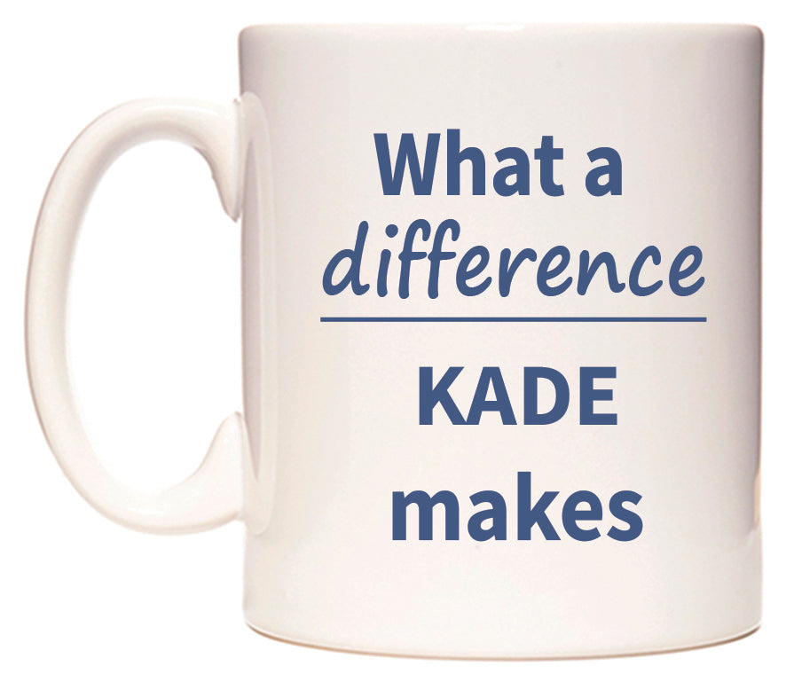 What a difference KADE makes Mug